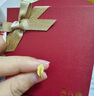 周六福（ZLF）七夕禮物  黃金耳飾女款足金在逃公主系列羽毛耳釘少女夢(mèng)羽 計(jì)價(jià)T 1.36g 曬單實(shí)拍圖
