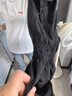 森馬（Semir）連衣裙女收腰蝴蝶結(jié)少女感2025夏俏皮木耳邊方領(lǐng)短裙109325114007 曬單實(shí)拍圖