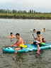藍(lán)科SUP充氣槳板站立式漂流槳板競速沖浪板劃水板漿板船劃槳浮板水上 【新款升級加寬】嵐途藍(lán)-贈6件套 曬單實拍圖