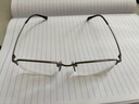 依視路（ESSILOR）鉆晶膜御A4防藍(lán)光膜巖近視眼鏡片男女眼鏡框多款可選配膜致 鈦架-半框-003-槍色 鏡框+鉆晶膜巖 1.60依視路非球面鏡片 曬單實(shí)拍圖