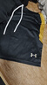 安德瑪（Under Armour）運動(dòng)短褲男夏季褲子男冰絲速干透氣休閑跑步健身系帶籃球衣五分褲 曬單實(shí)拍圖