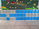 鯨仕ABS塑料書(shū)包柜學(xué)校教室中小學(xué)生帶鎖獨(dú)立柜幼兒園班級(jí)收納儲(chǔ)物柜 單門(mén)高310寬290深400mm 多色可選下單備注顏色 曬單實(shí)拍圖