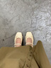 Ebonka2025夏真皮版小個(gè)子5cm法式蝴蝶結(jié)瑪麗珍鞋女方頭淺口內(nèi)增高單鞋 杏色 37 曬單實(shí)拍圖