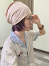 十竹月子帽夏季薄款孕婦帽防風(fēng)月子頭巾空調(diào)房睡覺帽子寬松產(chǎn)后包頭帽 卡其色【舒適透氣】 曬單實(shí)拍圖