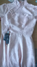 蘭卡·羅妮粉色旗袍敬酒服新娘訂婚禮服女回門連衣裙新中式平時(shí)可穿結(jié)婚便裝 粉色 L 曬單實(shí)拍圖
