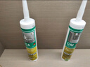 瓦克（WACKER）DA防霉玻璃膠廚衛(wèi)密封膠防水美容膠中性硅膠馬桶封邊膠 透明2支 曬單實拍圖