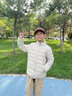 波司登（BOSIDENG）2025新款三合一羽絨服男女兒童一手長(zhǎng)5A抗菌絨保暖外套T250131340 榛果色7C43 140 /64 約 130-140cm 30kg 曬單實(shí)拍圖