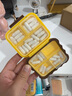 范爺家便攜藥盒藥品分裝盒一日三餐隨身外出迷你小藥丸分類盒藥片收納盒 便攜式藥盒【黃色】 曬單實(shí)拍圖