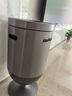 麥桶桶（Mr.Bin）高奢智能垃圾桶感應(yīng)客廳廚房酒杯造型電動大容量2025新款免彎腰 伏特加鈦- 電池版感應(yīng)款 20L 曬單實(shí)拍圖
