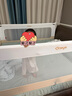 丸丫K2嬰兒床圍欄寶寶防摔防護(hù)欄床邊防掉檔板床頭加固三面1.8*2.0 曬單實(shí)拍圖