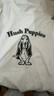 暇步士（Hush Puppies）童裝兒童短袖套裝25夏男童云柔棉T恤女童運(yùn)動(dòng)短褲 本白  170  曬單實(shí)拍圖