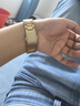 卡西歐（CASIO）明星同款35周年限定小方塊金屬小方表金磚銀磚手表男士腕表送男友 GMW-B5000GD-9 太陽能+藍牙+電波 曬單實拍圖