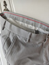 納維凱爾意大利小帆船男士休閑褲抑菌直筒褲長(cháng)褲1312073501 淺灰 30  曬單實(shí)拍圖
