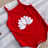 G.DUCKKIDS童裝哪吒同款包屁衣嬰兒衣服夏季薄款新生兒連體衣寶寶滿(mǎn)月肚兜服 紅色哪吒款 90cm 建議身高85-95cm 曬單實(shí)拍圖