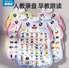 樂(lè)樂(lè)魚(yú)（leleyu）卡通兔有聲早教掛圖兒童玩具寶寶識(shí)字表墻貼3張男孩女孩生日禮物 曬單實(shí)拍圖