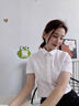 北羅藍(lán)色襯衫工作服定制圖案夏企業(yè)銷售商務(wù)正裝廣告農(nóng)行工服短袖男士 【男款】舒適透氣 天藍(lán)色 S 曬單實(shí)拍圖