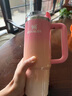 STANLEY巨無霸吸管杯 不銹鋼保溫杯吸管杯大容量高顏值保冷保溫水杯 【限量發(fā)售】漸變粉霞- 887ml 曬單實(shí)拍圖