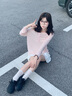 環(huán)球原創(chuàng)黑粉鞋子女2024新款爆款秋冬韓系潮休閑百搭厚底運動板鞋 曬單實拍圖