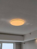 松下（Panasonic） led客廳吸頂燈臥室調(diào)光調(diào)色簡(jiǎn)約現(xiàn)代兒童房圓形燈具 36W素白+銀飾帶HHXN4038L 曬單實(shí)拍圖