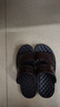 【真皮牛皮】夏季新款真皮涼鞋男厚底防滑沙灘鞋男休閑涼拖鞋 棕色 38 曬單實(shí)拍圖