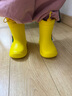牧萌兒童雨鞋男童女童防水立體寶寶防滑耐磨卡通雨靴 挖掘機恐龍 16碼 曬單實(shí)拍圖