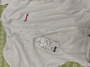 森馬長(zhǎng)袖T恤女短款提花刺繡2025秋新款純棉蕾絲花邊修身開(kāi)衫溫柔 白色調(diào)00311 L 曬單實(shí)拍圖