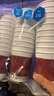 得力（deli）280ml一次性紙杯 杯子/水杯 防滑三層加厚波紋 紅色 50只裝 曬單實拍圖