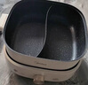 美的（Midea）電火鍋速沸家用電煮鍋6L大容量多功能鴛鴦鍋電熱鍋分體式可拆洗火鍋專用鍋電煎鍋多用途鍋國家補貼 6L ｜分體平底鍋｜8分鐘速沸 HGS303001 曬單實拍圖
