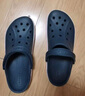 crocs卡駱馳洞洞鞋貝雅卡駱班輕便耐磨一腳蹬休閑鞋|205089 深藍(lán)/辣椒紅-4CC 41 /42(260mm) 曬單實(shí)拍圖
