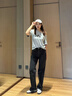 Calvin KleinJeans【新品禮盒復刻90系列】25夏女士ck復古直筒牛仔褲47B915G 846-牛仔黑灰 30 曬單實(shí)拍圖
