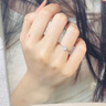 中國黃金China Gold一吻定情鉆石戒指女表白求婚鉆戒生日禮物送女友老婆結(jié)婚紀念日 一吻定情鉆石戒指3分+證書禮盒 曬單實拍圖