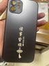 揚聚特蘋果12手機殼Apple iPhone12新款保護套硅膠軟邊磨砂高檔全包防摔5G抗指紋防磨高級感時尚外殼男女 石墨黑【諸事皆順】 蘋果12 曬單實拍圖