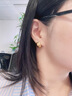 允唐珠寶老鳳凰黃金耳釘999足金鏡面夸張耳環(huán)新款耳飾送老婆520情人節(jié)禮物 耳釘一對(duì) 約2.28克 曬單實(shí)拍圖