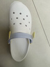 斯凱奇（Skechers）夏季女鞋洞洞鞋涼鞋增高厚底耐磨沙灘拖鞋小怪獸包頭洞洞鞋111581 白色/多彩色/WMLT 39 曬單實拍圖