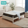 NITORI宜得利家居 家具 竹碳海綿乳膠床墊抗菌防螨席夢思N-SLEEP CL-1 白色 200cm*180cm 大雙人 曬單實拍圖