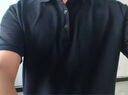 海瀾之家（HLA）短袖POLO衫國民臻品涼感彈力短袖男HNTPD2J033A 黑色33 L 175/92A 推薦137~150斤 曬單實(shí)拍圖