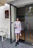 達芙妮（DAPHNE）兔毛厚底雪地靴女2025新款冬季時尚白色粗跟短靴子加絨馬丁靴鞋女 米白色單里（跟高5cm筒高11.5cm） 40 (250mm) 標準碼 曬單實拍圖