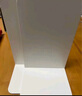 離草 書(shū)立架書(shū)架桌上書(shū)擋板書(shū)靠書(shū)支架置物架隔書(shū)靠書(shū)板書(shū)隔板T型架子金屬鐵書(shū)立 珍珠白（高17.2cm） 曬單實(shí)拍圖