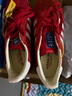 阿迪達斯（adidas）三葉草男女鞋GAZELLE INDOOR低幫休閑鞋IF1808紅白38 曬單實拍圖