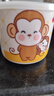 五和（WUHE）兒童水杯幼兒園直飲小孩寶寶學(xué)飲杯嬰兒小學(xué)生卡通防燙耐摔刷牙杯 萌猴帶蓋杯 贈吸管 200ml 曬單實(shí)拍圖