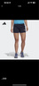 adidas休閑修身舒適三條紋修身短褲女裝阿迪達斯官方輕運動(dòng) 傳奇墨水藍/白   M 曬單實(shí)拍圖