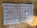拓為（Tactix）20格透明塑料零件盒透明儲藏收納整理配件樂高工具箱家用320032 曬單實(shí)拍圖