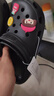 名創(chuàng)優(yōu)品（MINISO）洞洞鞋女男夏季外穿沙灘涼鞋防滑厚底踩屎感包頭涼拖鞋黑色36-37 曬單實拍圖