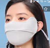 伯希和（Pelliot）防曬口罩女腮紅護(hù)眼角3D立體面罩防紫外線涼感透氣16325602海鷗灰 曬單實(shí)拍圖