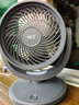VCJ電風(fēng)扇桌面/USB小風(fēng)扇/小電扇/廚房電風(fēng)扇小型臺(tái)扇 辦公宿舍床頭車載用多功能壁掛式迷你循環(huán)扇 星空灰【插電款+三擋調(diào)節(jié)】 曬單實(shí)拍圖