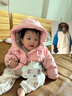 巴拉巴拉童裝寶寶羽絨服嬰兒外套冬季兒童上衣防水可愛(ài)萌男童女童 夢(mèng)幻粉60311-白鴨絨 100 cm 曬單實(shí)拍圖