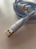 GUIG手機充電線四合一數(shù)據(jù)線快充66w+27w快充二拖二充電器快充套裝適用蘋果華為安卓手機 四合一1條裝藍色【軟硅膠/66W+27W超級快充】 曬單實拍圖
