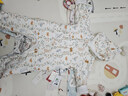 OAK FAMILY秋冬新品寶寶夾棉連體衣新生嬰幼兒連帽保暖全棉爬服嬰兒衣服 綠野仙蹤 90cm 曬單實(shí)拍圖