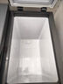 小咖（SMALL POTATO）家用冰柜減霜小型冷凍保鮮冷藏轉換柜商用臥式冷柜迷你兩用 雙溫丨 128升 丨冷凍+冷藏 【升級下壓嵌入式門(mén)封減霜】 曬單實(shí)拍圖