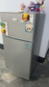志高（CHIGO）小冰箱迷你小型家用冷藏冷凍兩用宿舍出租房用雙門辦公室電冰箱節(jié)能省電 【一級能效】76L銀色【三天約一度電】 曬單實拍圖